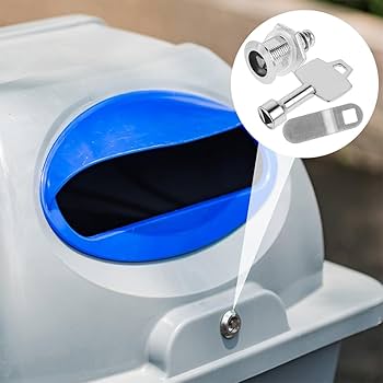 キーのゴミ Amazon.co.jp: IWOWHERO 2個ゴミ箱 鍵 三角形ロックキーメタル製